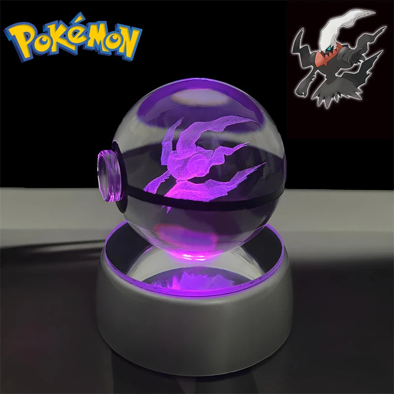 3D Pokémon Crystal Ball Night Light