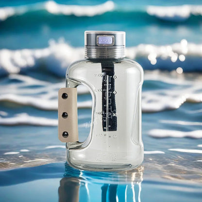 Hydrogen Glow 1.5L Hydrogen Water Bottle – Energize, Detox & Hydrate Anywhere!