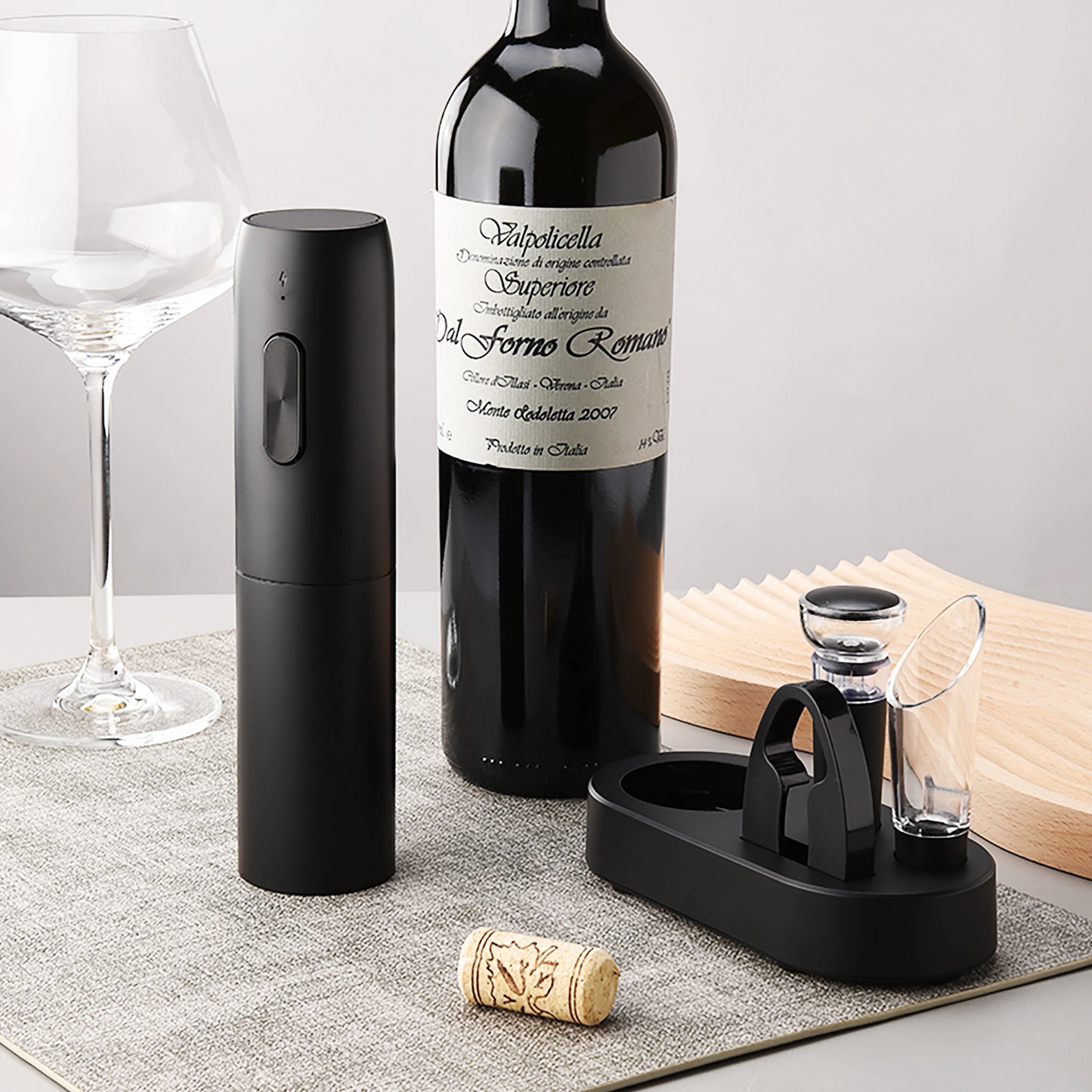 Electric Wine Opener Set with Charging Base