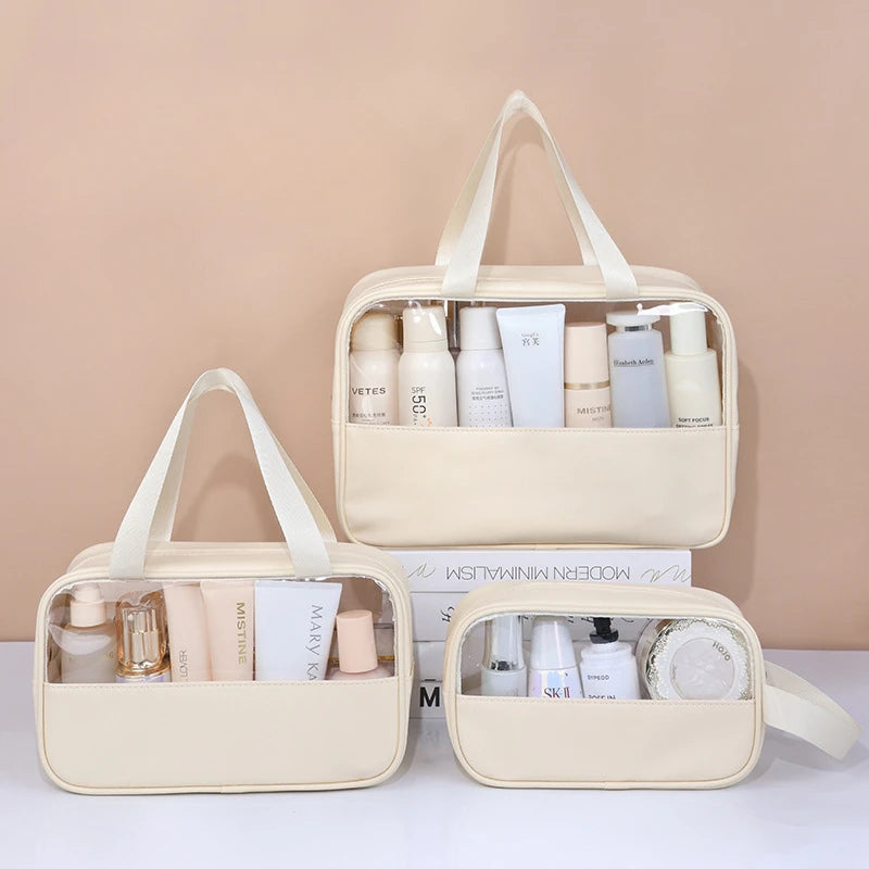 TravelGlow Multi-Use Transparent Cosmetic Bag