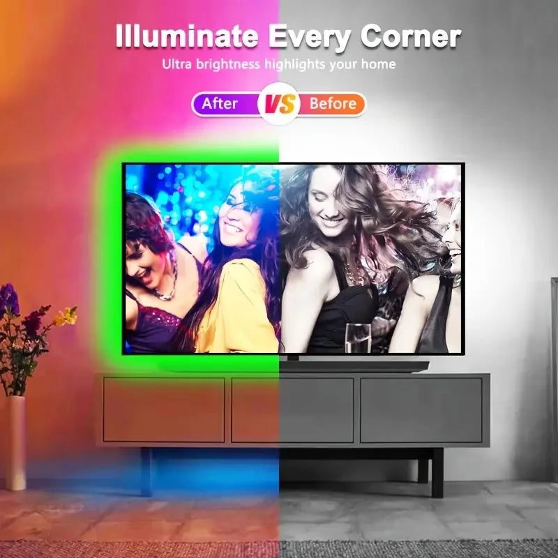 40M RGB LED Strip Lights with App & Remote