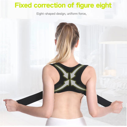 Adjustable Posture Corrector Belt – Upper Back & Shoulder Support