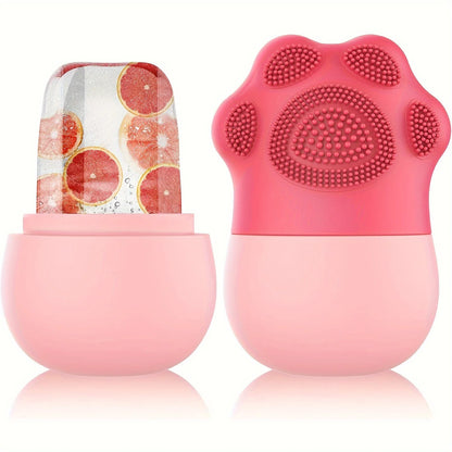 2-in-1 Ice Roller & Face Wash Brush