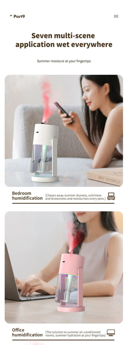 280ml Adjustable Mist Humidifier with Star Projection