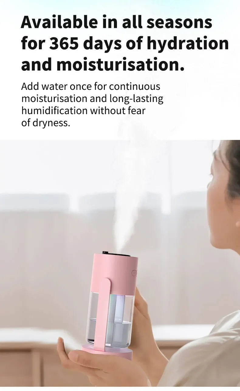 280ml Adjustable Mist Humidifier with Star Projection