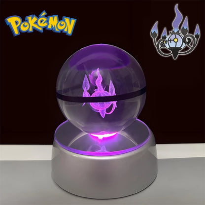 3D Pokémon Crystal Ball Night Light