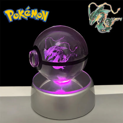 3D Pokémon Crystal Ball Night Light