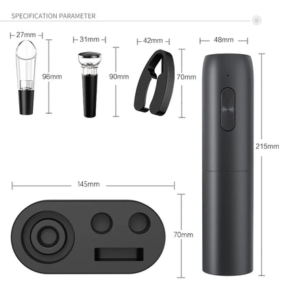 Electric Wine Opener Set with Charging Base