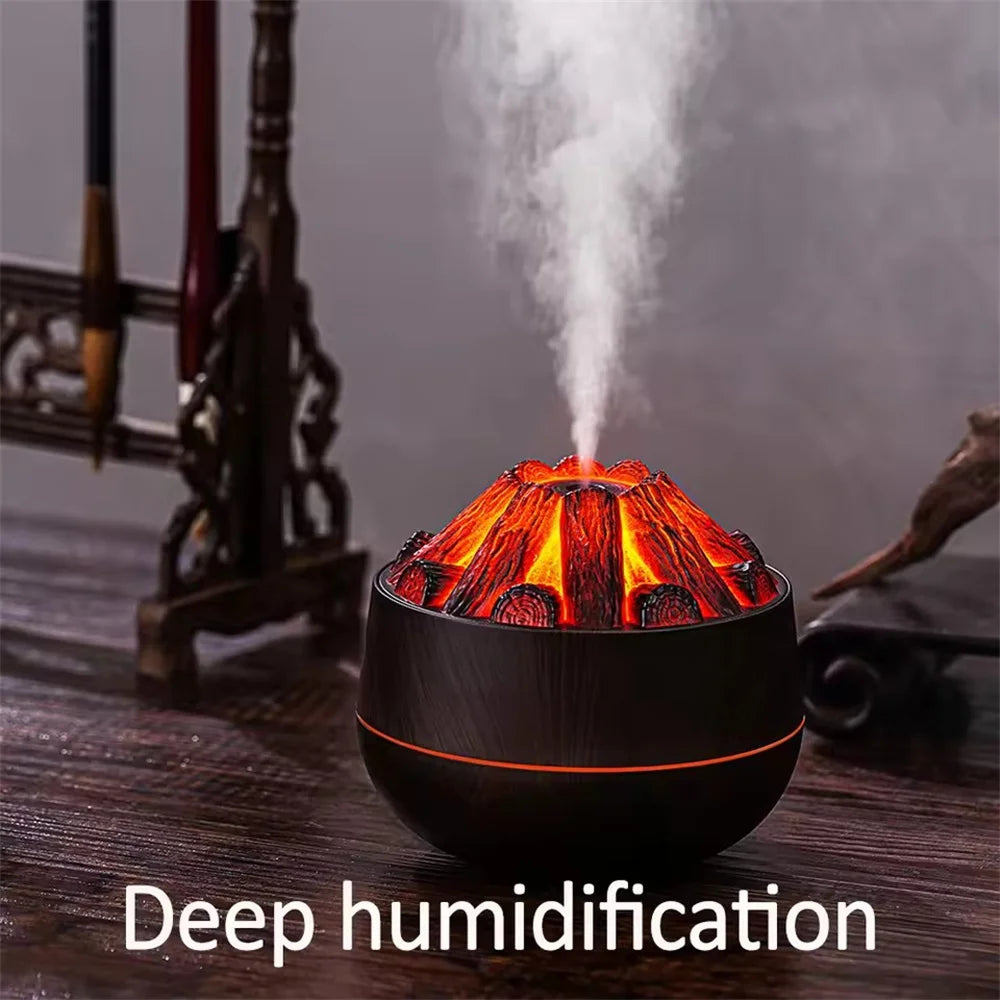 FlameGlow Charcoal Mist Humidifier