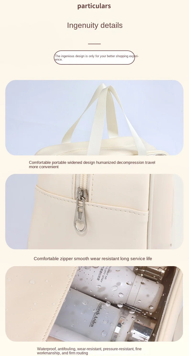 TravelGlow Multi-Use Transparent Cosmetic Bag
