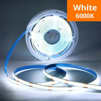 COB USB LED Light Strip with Touch Dimmer – Flexible Glow