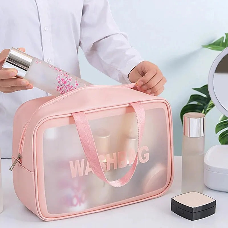 3-in-1 Transparent Travel Makeup Bags