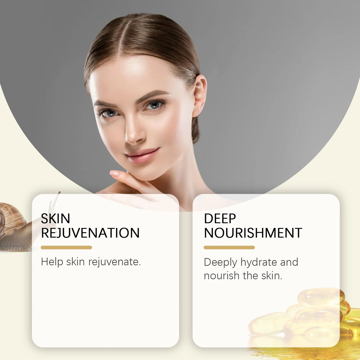 Ouhoe Snail Collagen Face Cream – 92% Mucin Repair