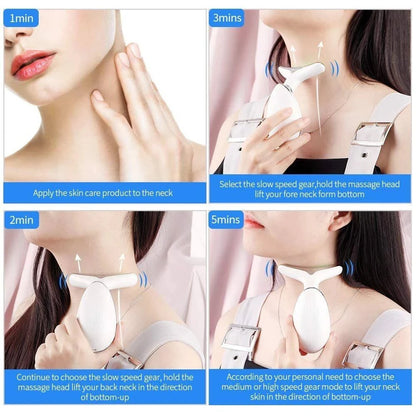 Microcurrent Facial Massager 3-in-1 — Lift & Firm Face, Neck & Eyes