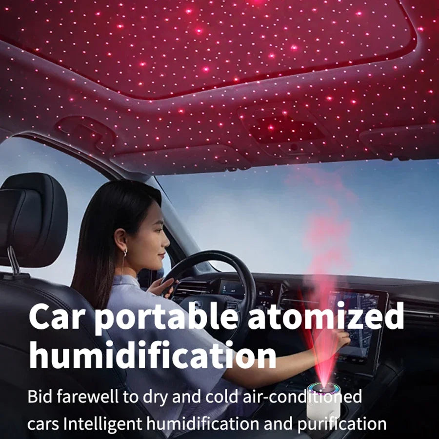 280ml Adjustable Mist Humidifier with Star Projection