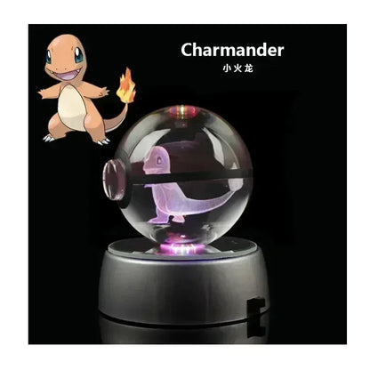 3D Pokémon Crystal Ball with LED Base