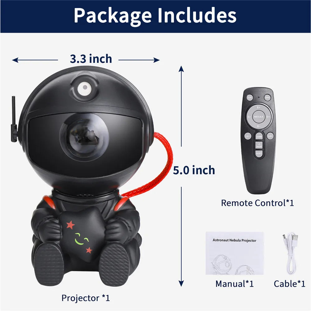 Astronaut Galaxy Projector Light – Starry Skies in Your Room
