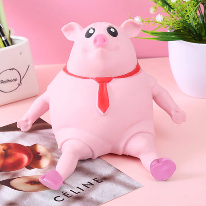 Squishy Pink Piggy🩷 | Rebound Stress Relief Toy for Kids & Adults