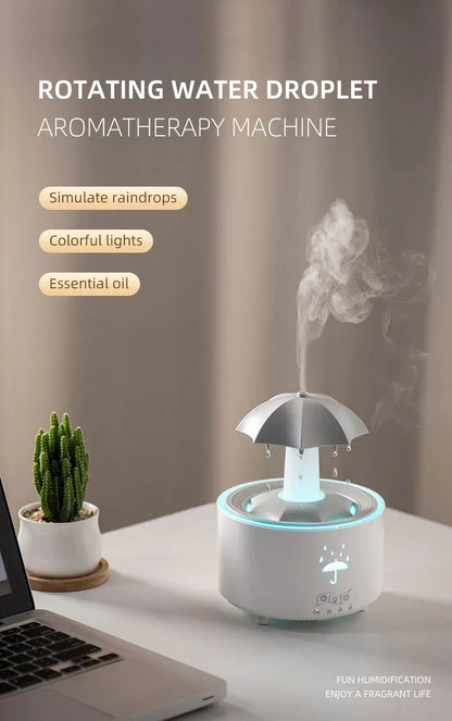 CloudRain Mist Diffuser – Raindrop Humidifier