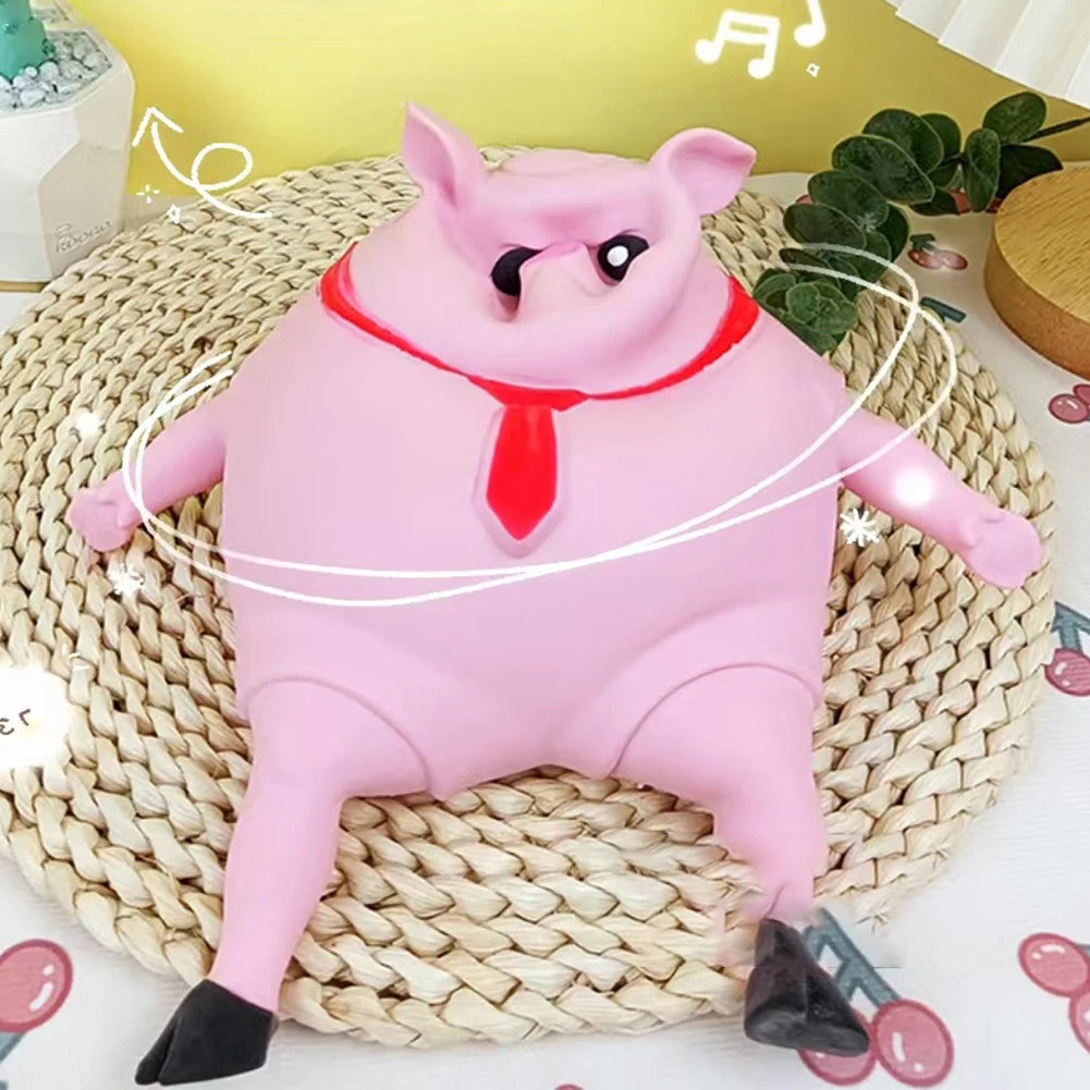 Squishy Pink Piggy🩷 | Rebound Stress Relief Toy for Kids & Adults